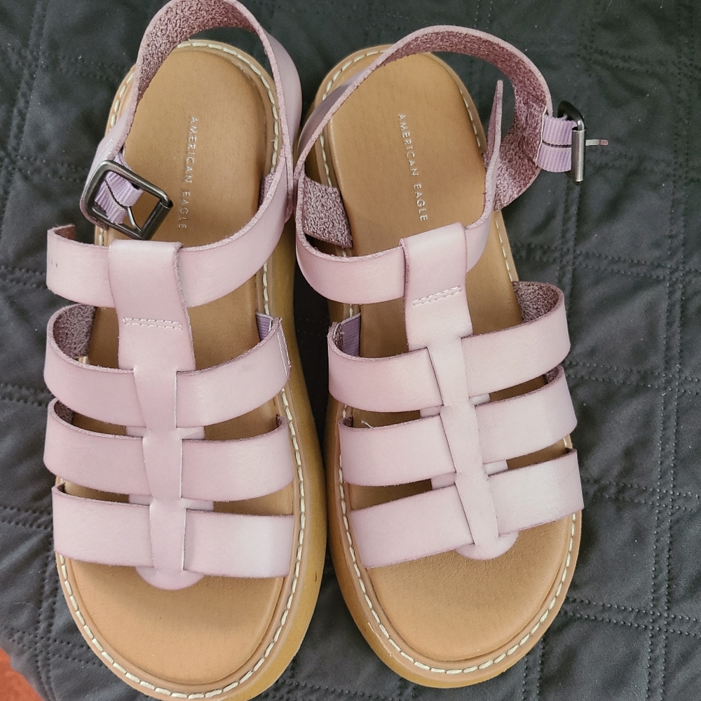 American Eagle Pink Sandals